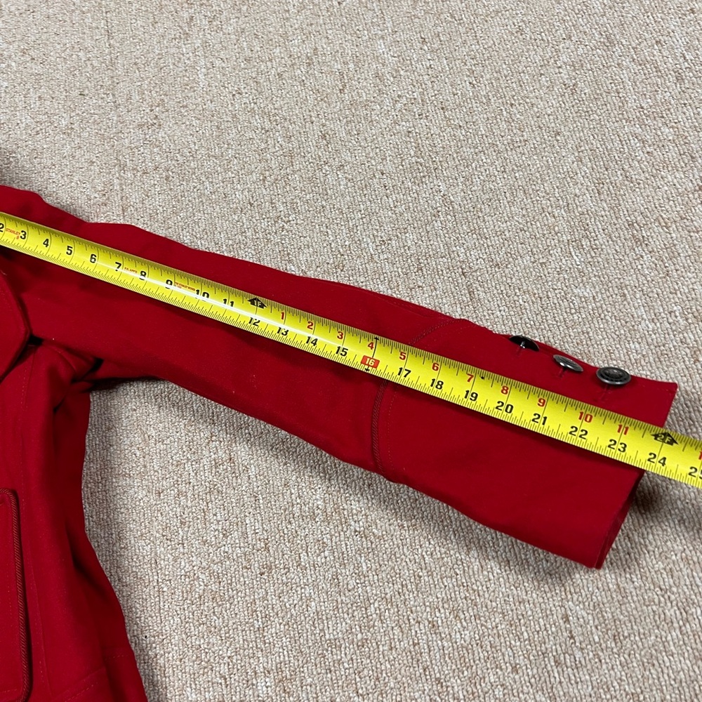 Guess Women's Vibrant Red Trench Coat - Picture 15 of 16